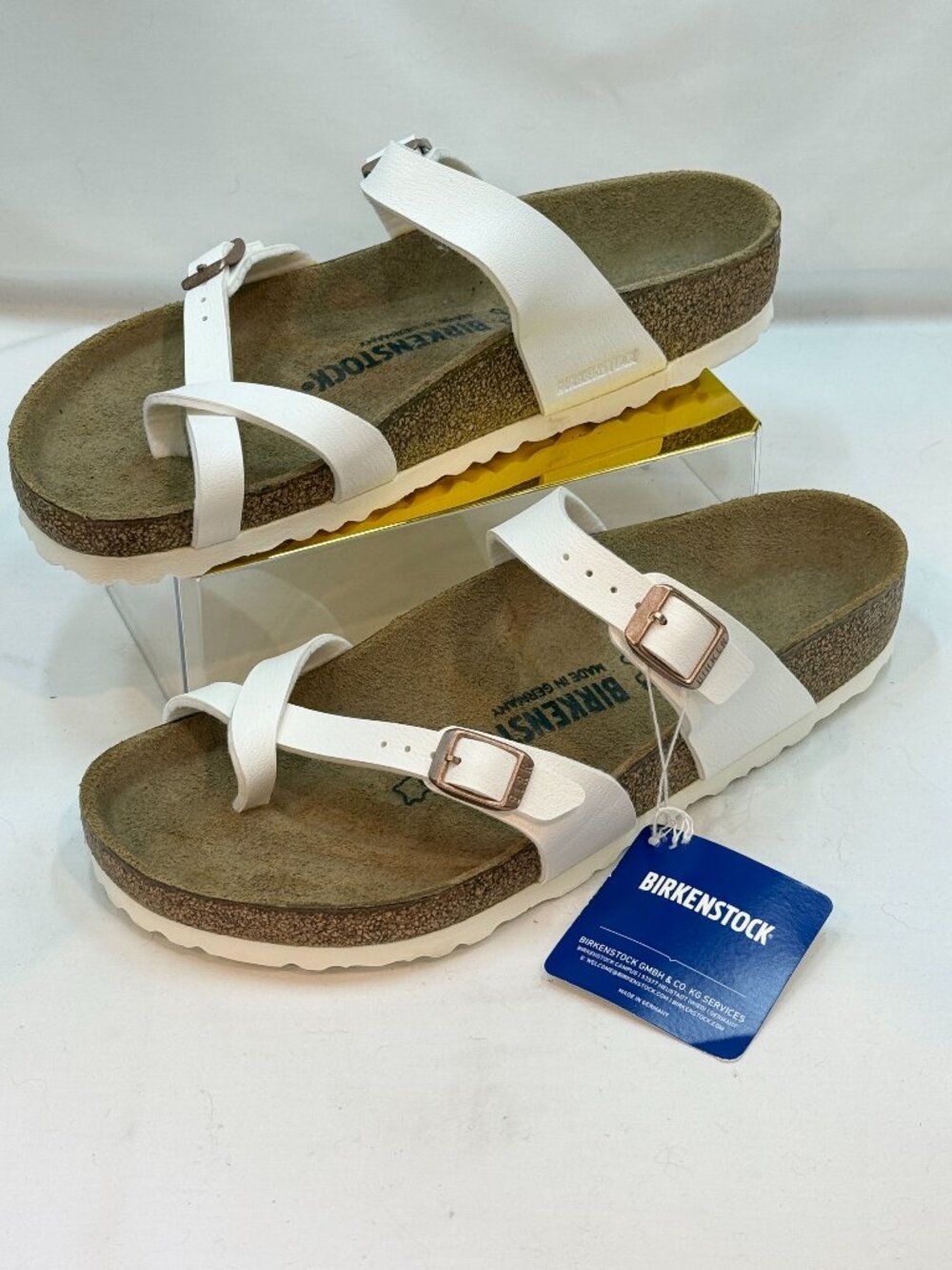 Birkenstock Mayari Sandals White Size 39 Regular/Wide NWT
